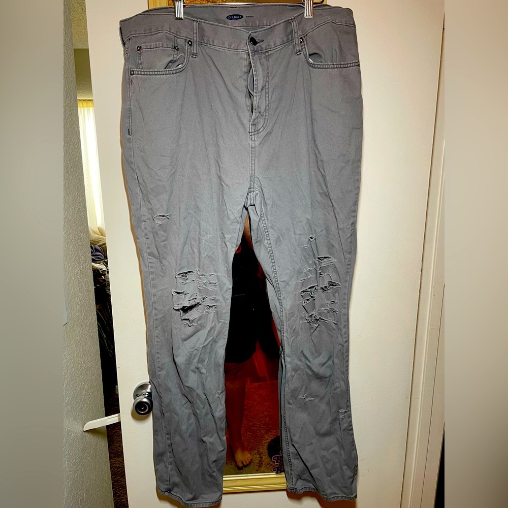 Old Navy Gray Chinos Classic Style
